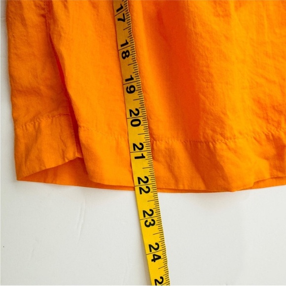 Makie 100% cotton bright orange little girls puff sleeve dress NEW - Picture 11 of 11